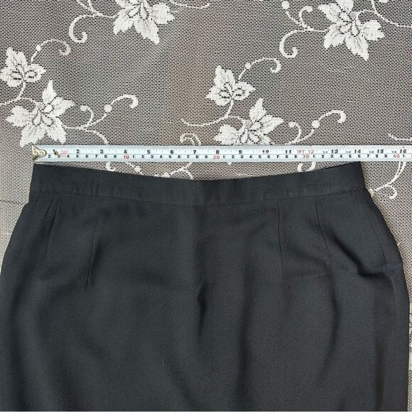 Vintage 80’s Louis Feraud Black Pencil Skirt - Picture 9 of 12